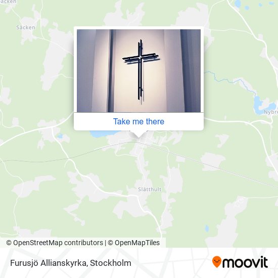 Furusjö Allianskyrka map