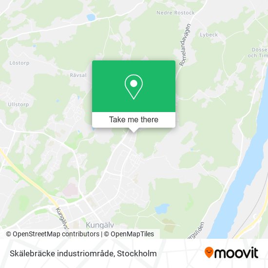 Skälebräcke industriområde map