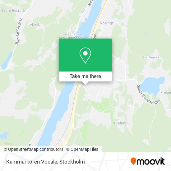 Kammarkören Vocale map