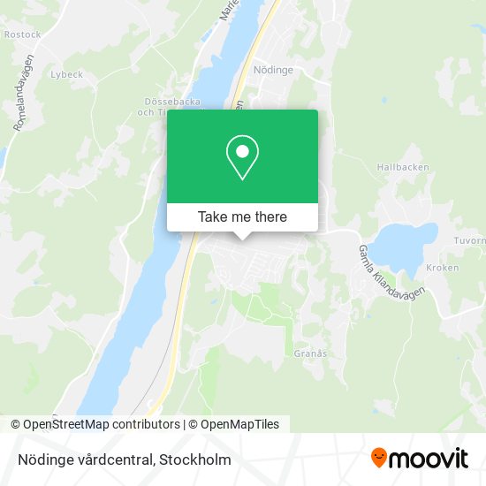 Nödinge vårdcentral map