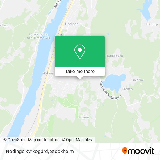 Nödinge kyrkogård map