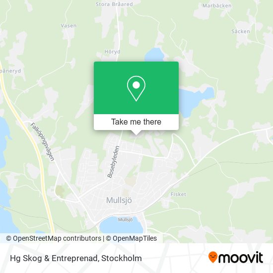 Hg Skog & Entreprenad map