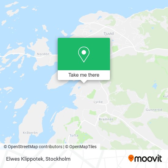 Elwes Klippotek map