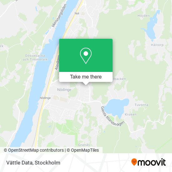 Vättle Data map