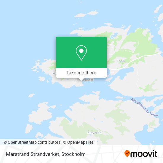 Marstrand Strandverket map