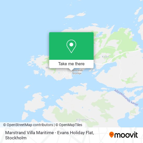 Marstrand Villa Maritime - Evans Holiday Flat map
