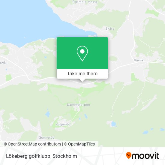 Lökeberg golfklubb map