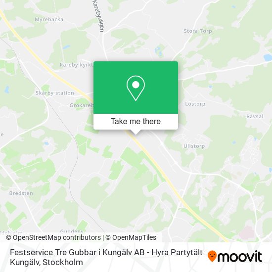 Festservice Tre Gubbar i Kungälv AB - Hyra Partytält Kungälv map
