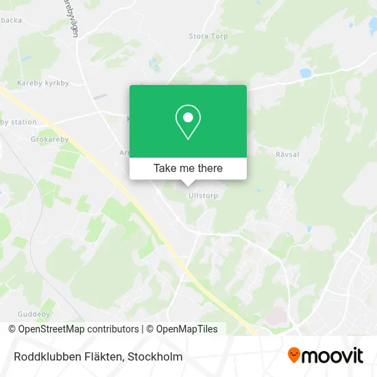 Roddklubben Fläkten map