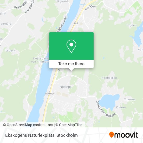 Ekskogens Naturlekplats map
