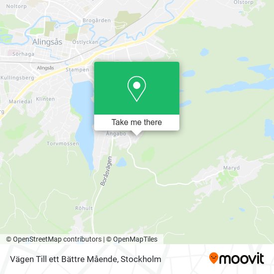 Vägen Till ett Bättre Mående map