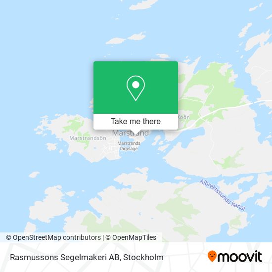 Rasmussons Segelmakeri AB map