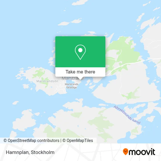 Hamnplan map