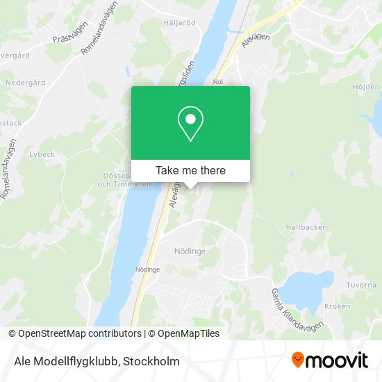 Ale Modellflygklubb map