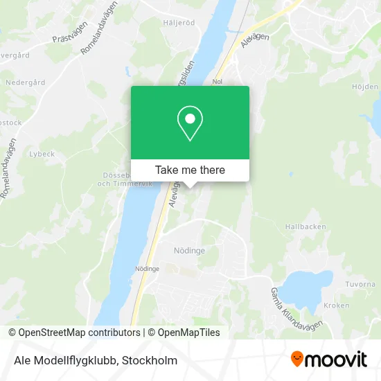 Ale Modellflygklubb map