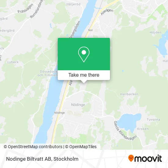 Nodinge Biltvatt AB map