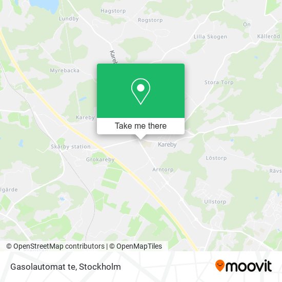 Gasolautomat te map