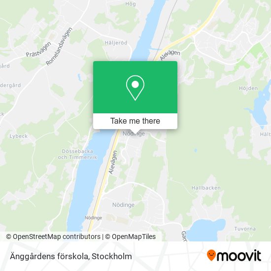 Änggårdens förskola map