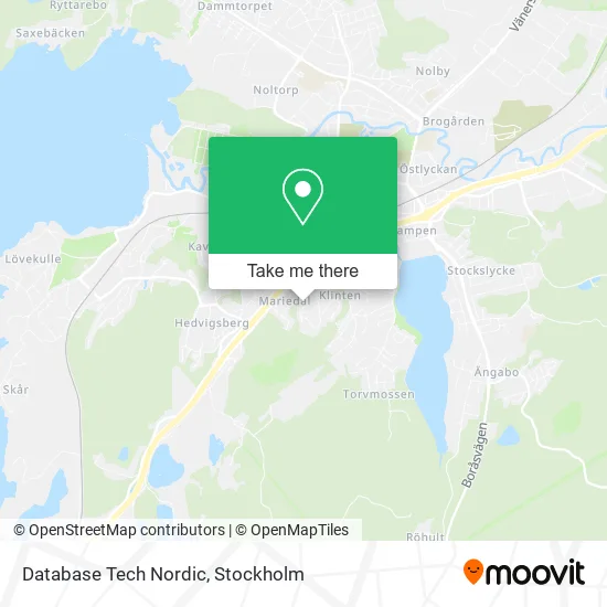 Database Tech Nordic map