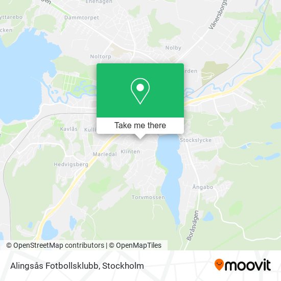 Alingsås Fotbollsklubb map