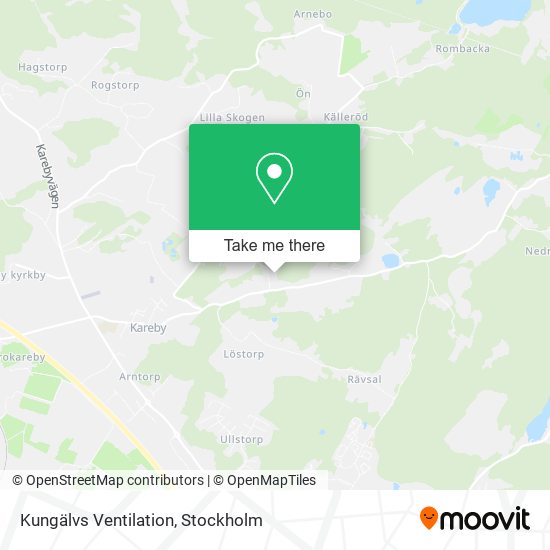 Kungälvs Ventilation map