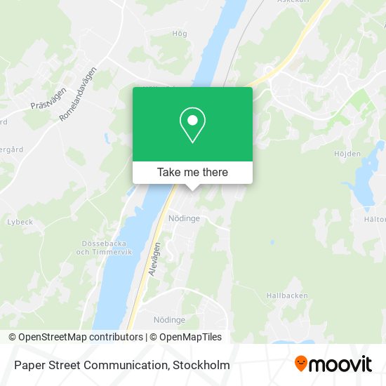 Paper Street Communication map