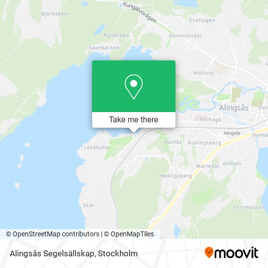 Alingsås Segelsällskap map