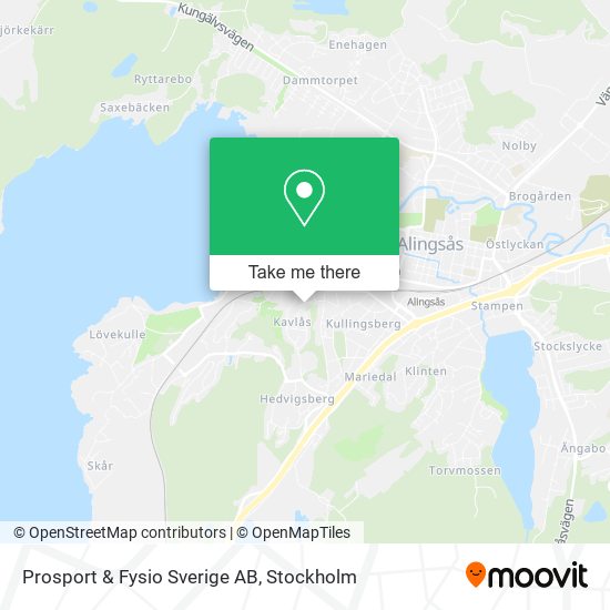 Prosport & Fysio Sverige AB map