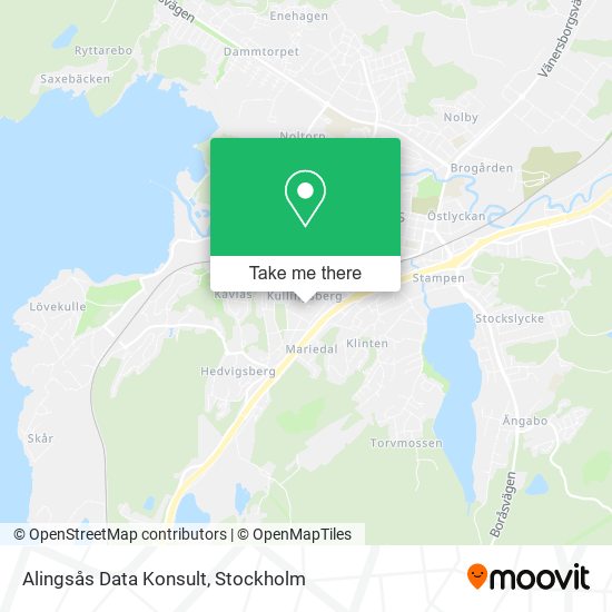 Alingsås Data Konsult map