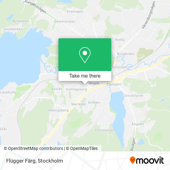 Flügger Färg map