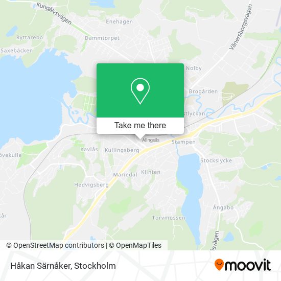 Håkan Särnåker map