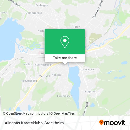 Alingsås Karateklubb map