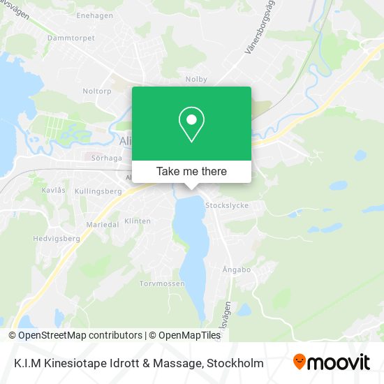 K.I.M Kinesiotape Idrott & Massage map