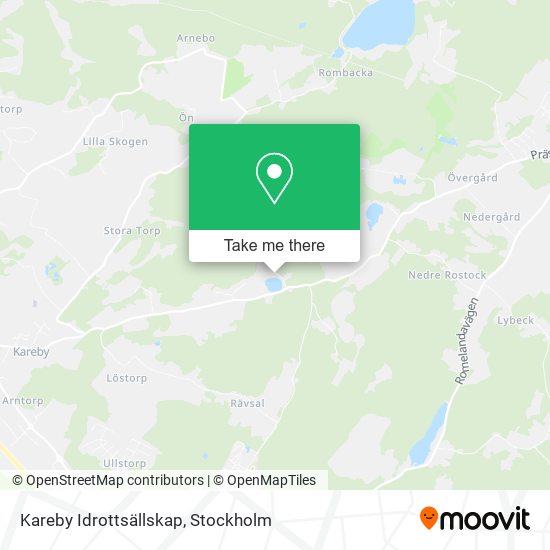 Kareby Idrottsällskap map