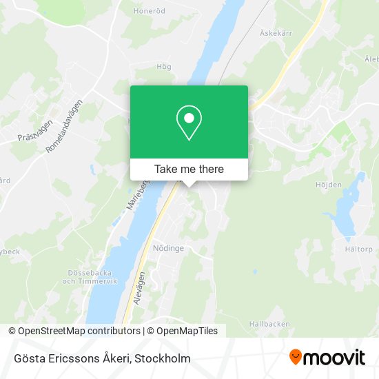 Gösta Ericssons Åkeri map