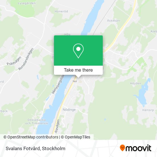 Svalans Fotvård map