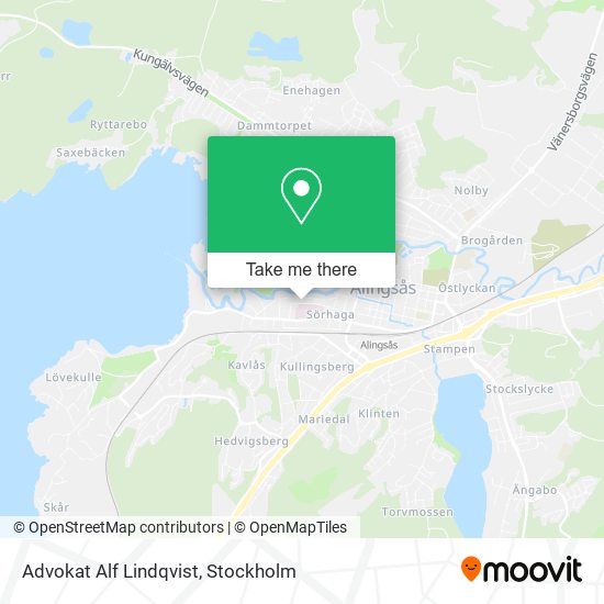 Advokat Alf Lindqvist map