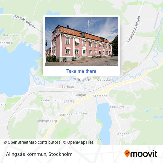Alingsås kommun map