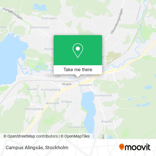 Campus Alingsås map