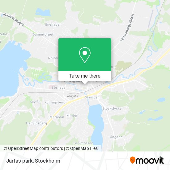 Järtas park map