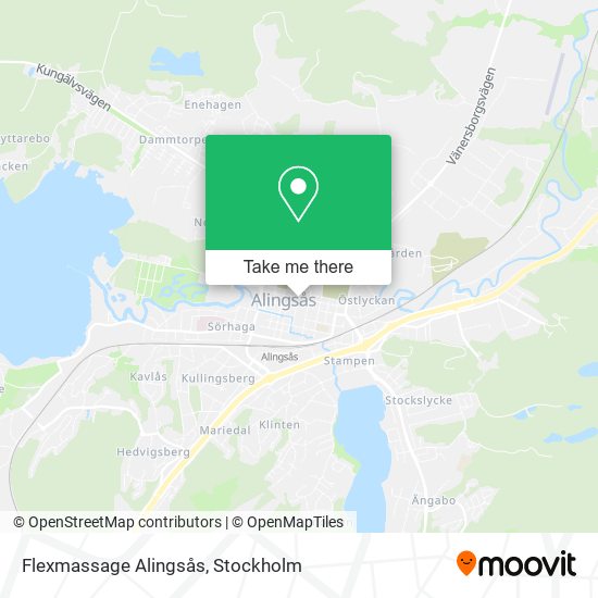 Flexmassage Alingsås map