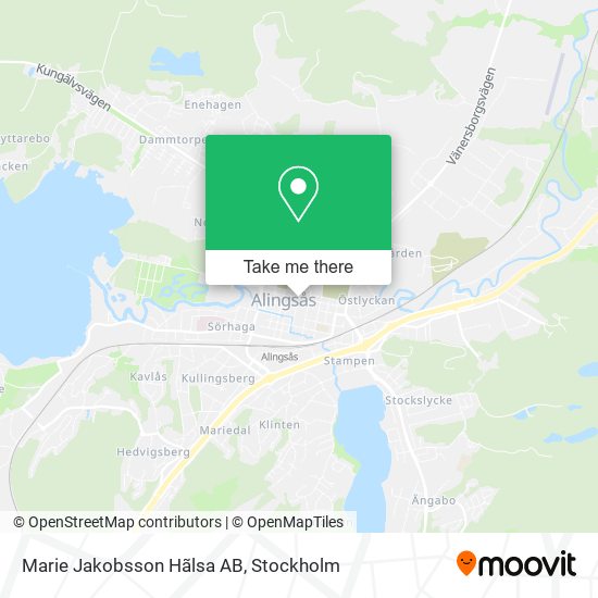 Marie Jakobsson Hãlsa AB map