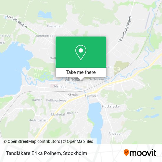 Tandlãkare Erika Polhem map