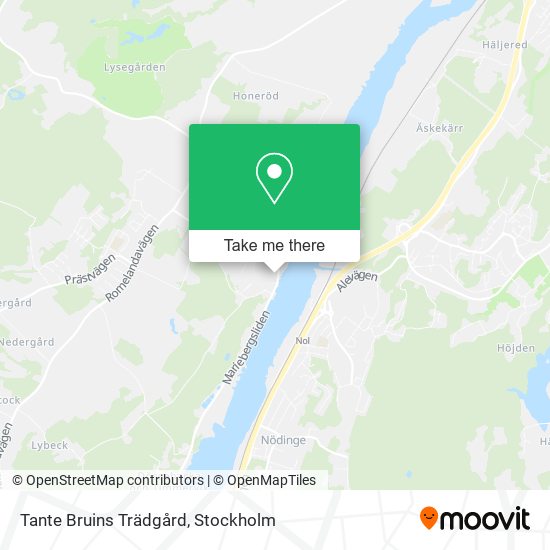 Tante Bruins Trädgård map