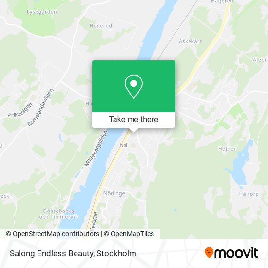 Salong Endless Beauty map