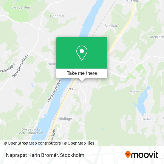 Naprapat Karin Bromér map