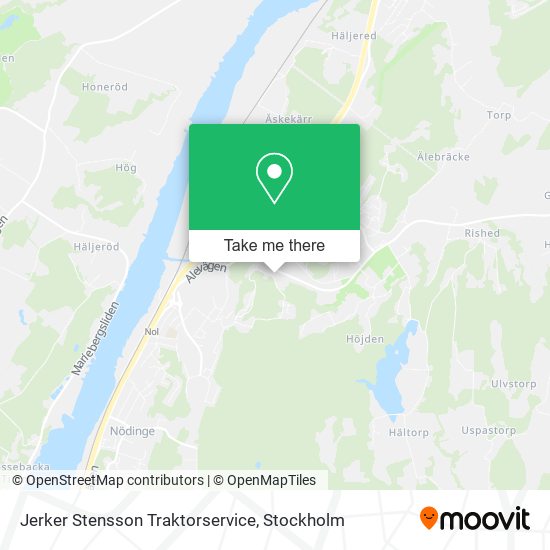 Jerker Stensson Traktorservice map