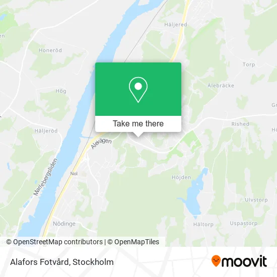 Alafors Fotvård map