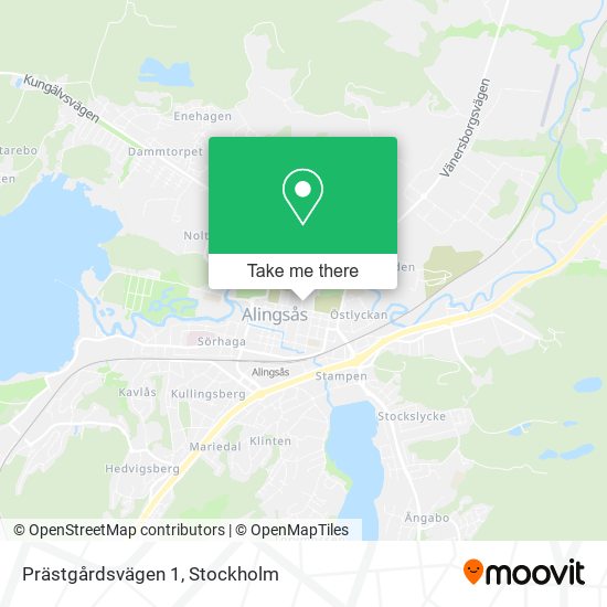 Prästgårdsvägen 1 map