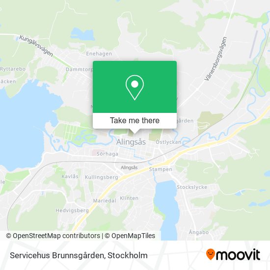 Servicehus Brunnsgården map